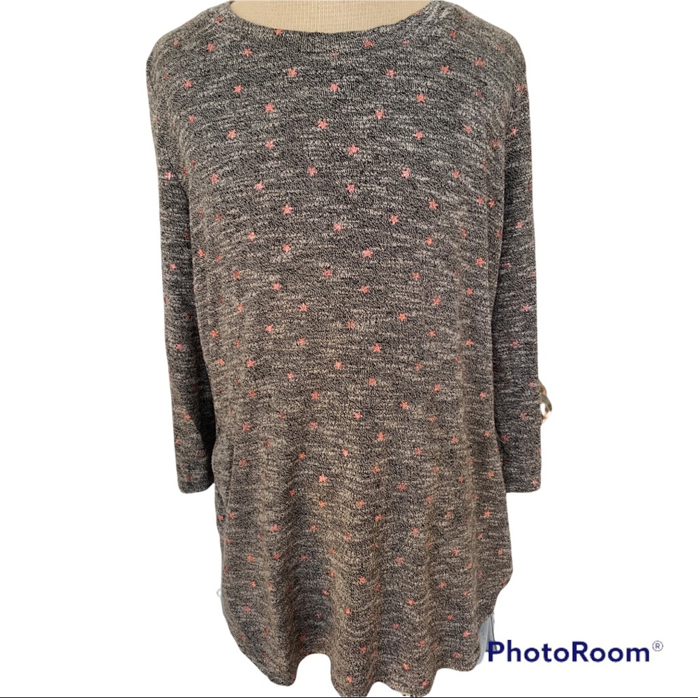 Girls long sleeve print top